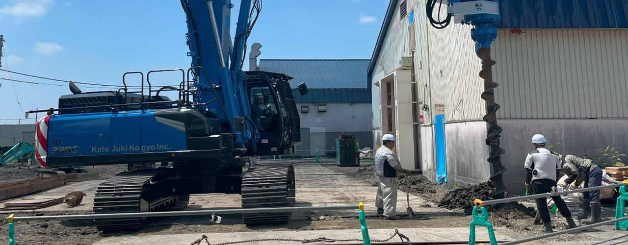 擁壁工事・土留工事